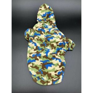 Cute Dog Camouflage Cozy Fleece Sweater Pet Clothes Puppy & Cat Apparel